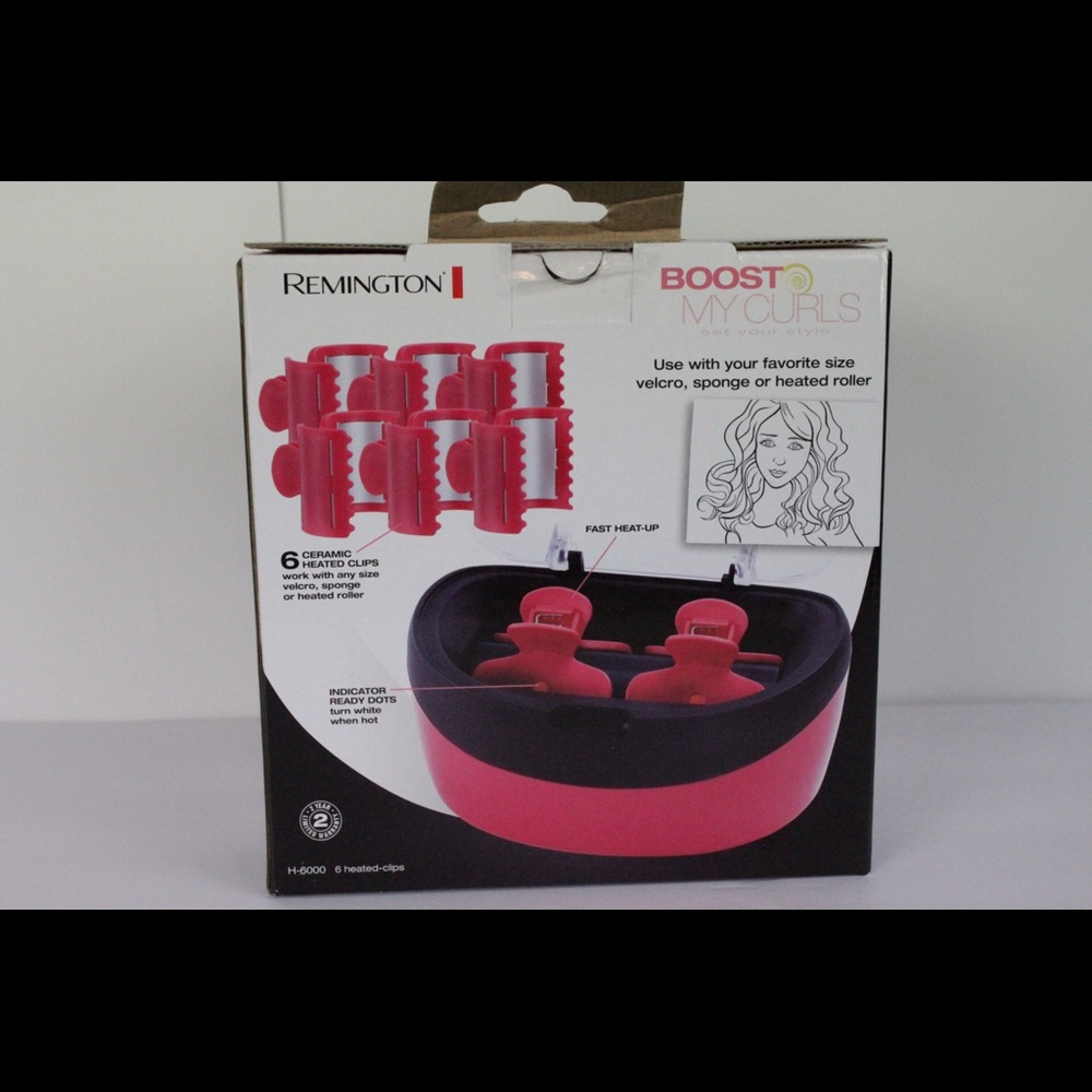 Remington Boost My Curls Ceramic Clips Hot Roller - Picture 6 of 8